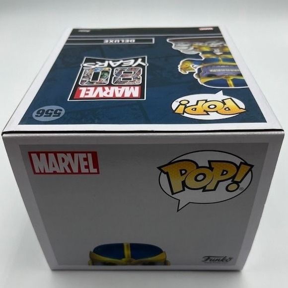 Funko Pop Marvel 556 Thanos Deluxe 80 Years Edition Bobble Head Figure NWT - Picture 7 of 7